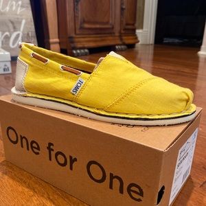 Toms Stitchout Yellow